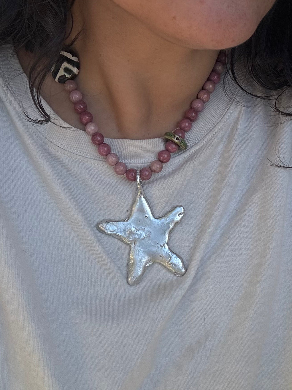 chunky star - pink