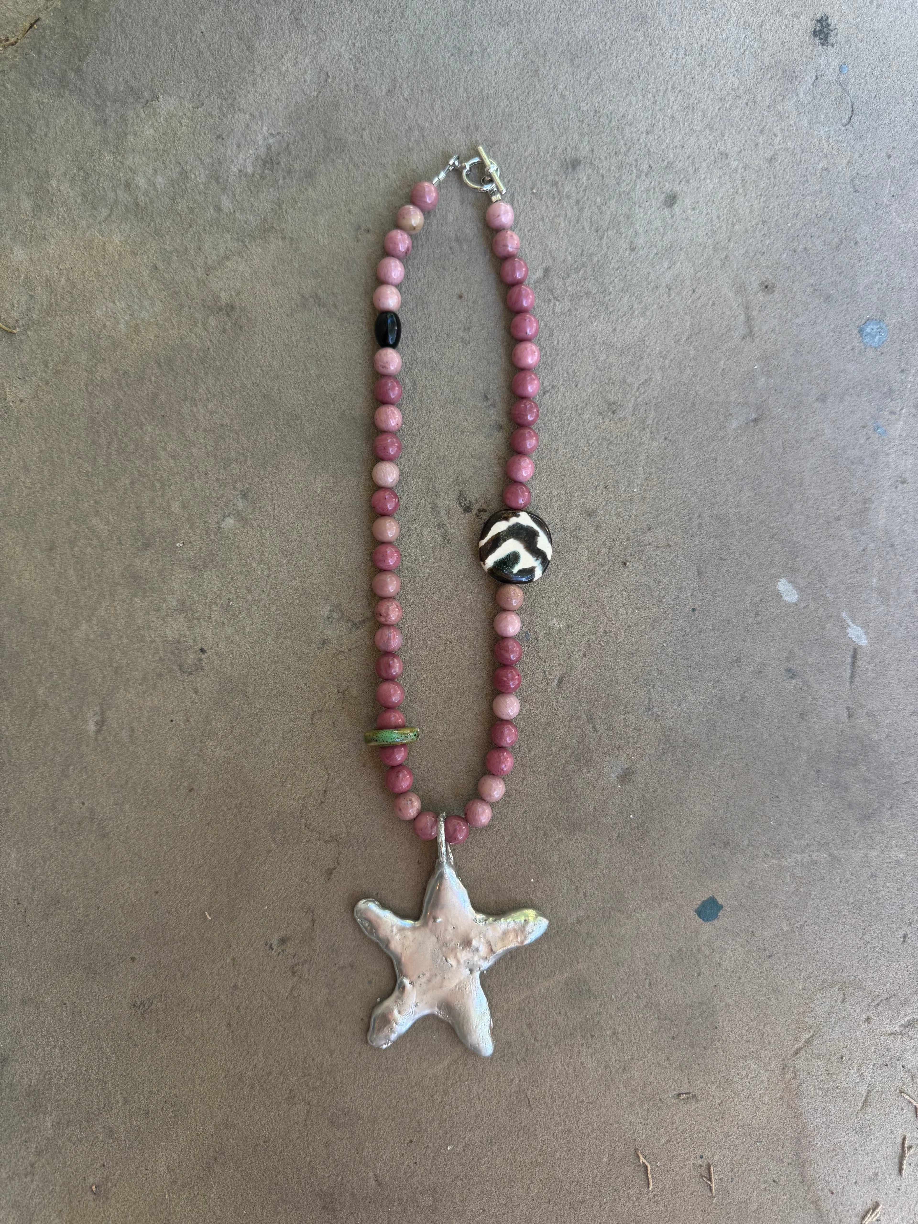 chunky star - pink