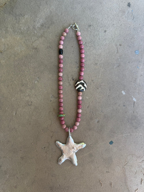 chunky star - pink