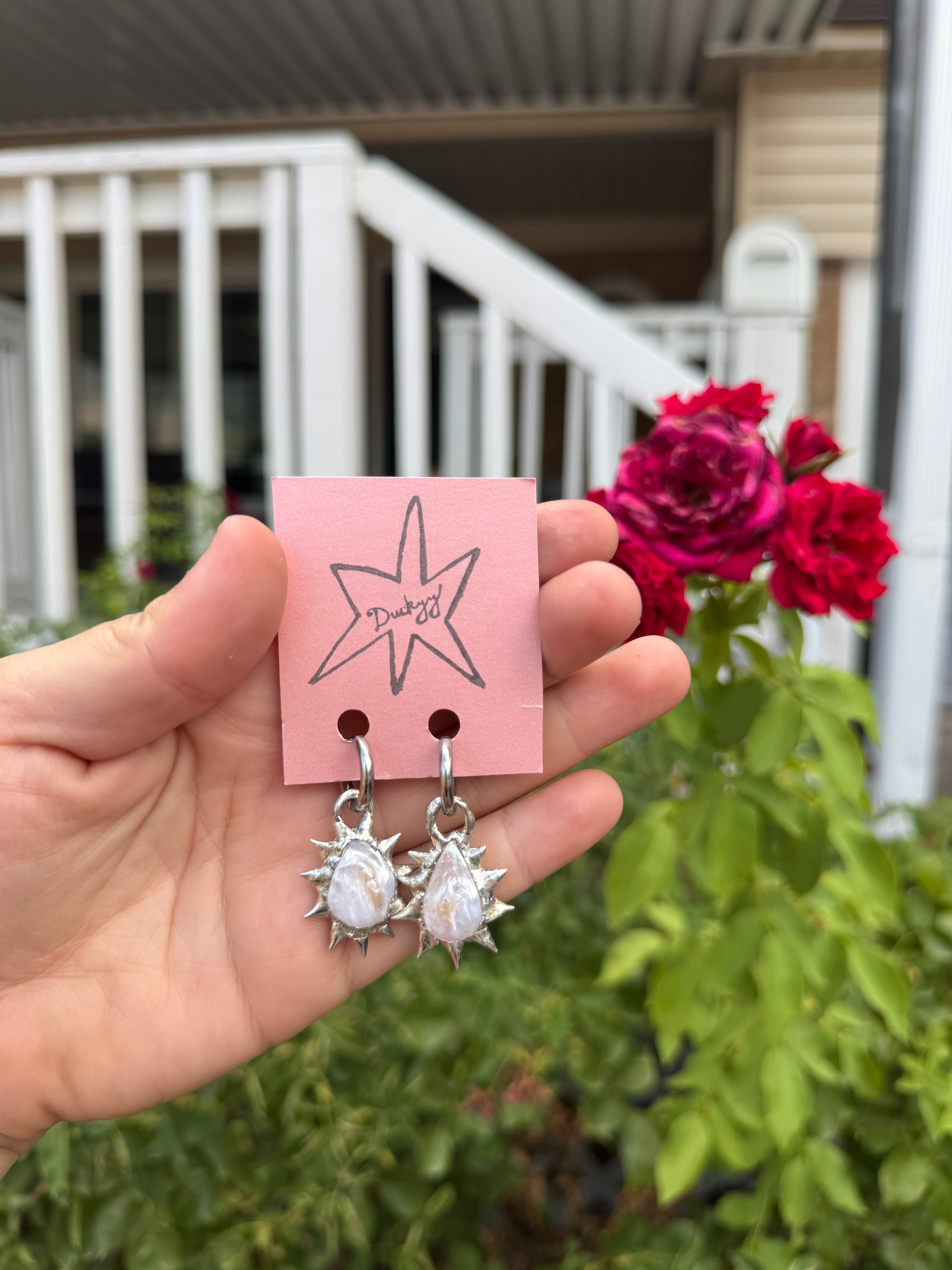 freshwater pearl earrings