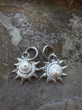 shell spiral earrings