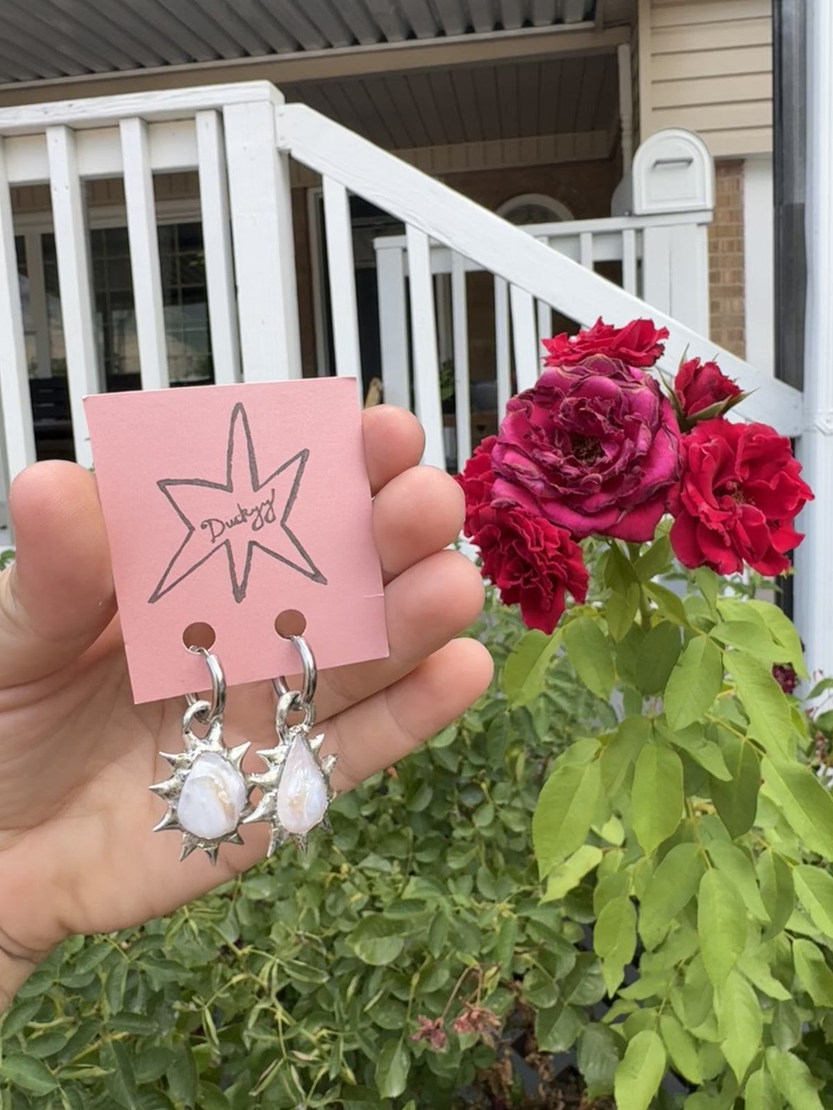 freshwater pearl earrings